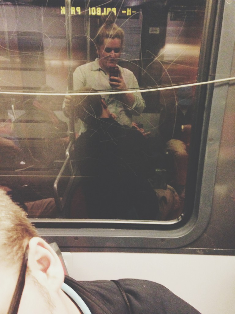 First selfie on my first ever muni ride!