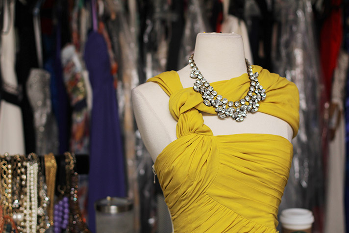 Yellow-Dress-Statement-Necklace