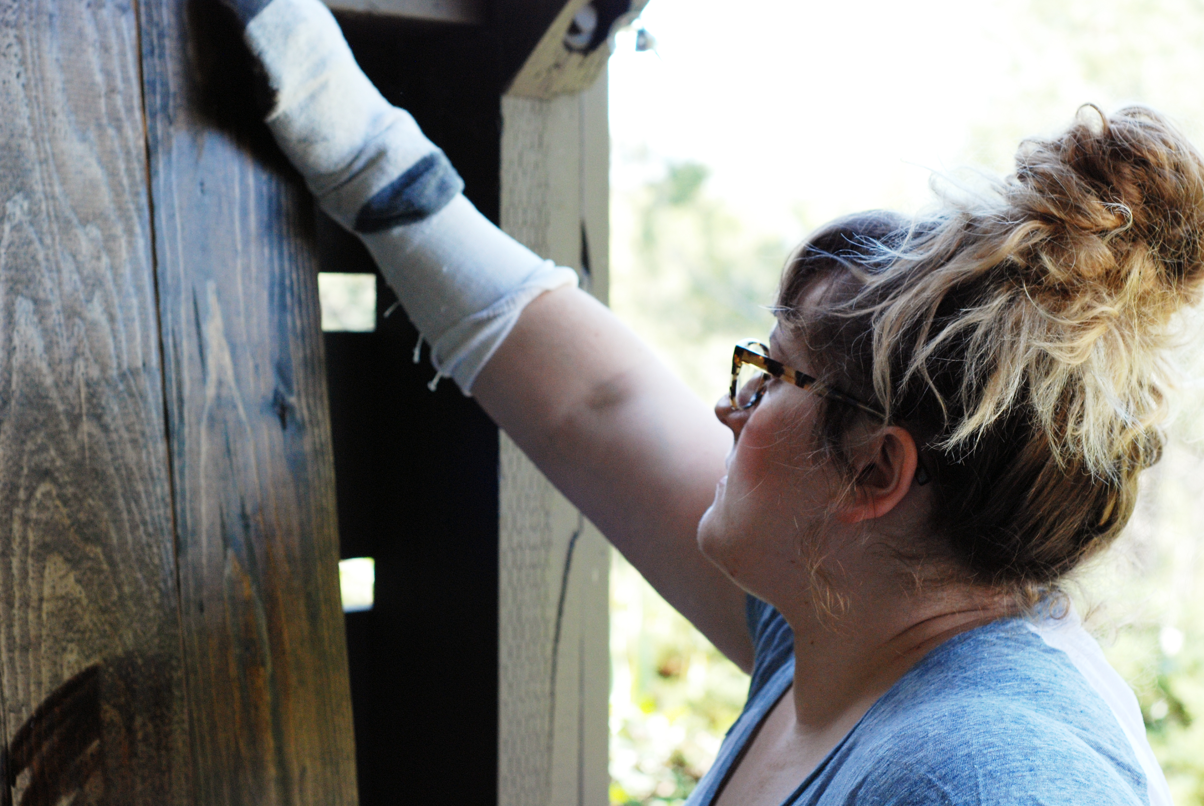 staining